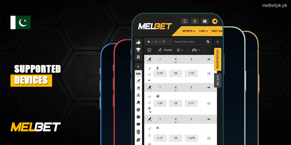 Melbet ایپ کے لیے iOS معاون آلات